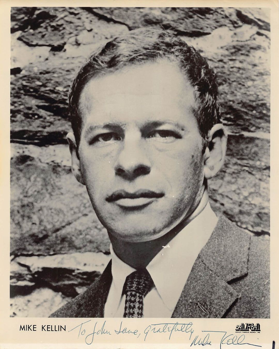 Mike Kellin Twilight Zone Midnight Express Film Actor Autograph Signed Vintage Movie Photo
