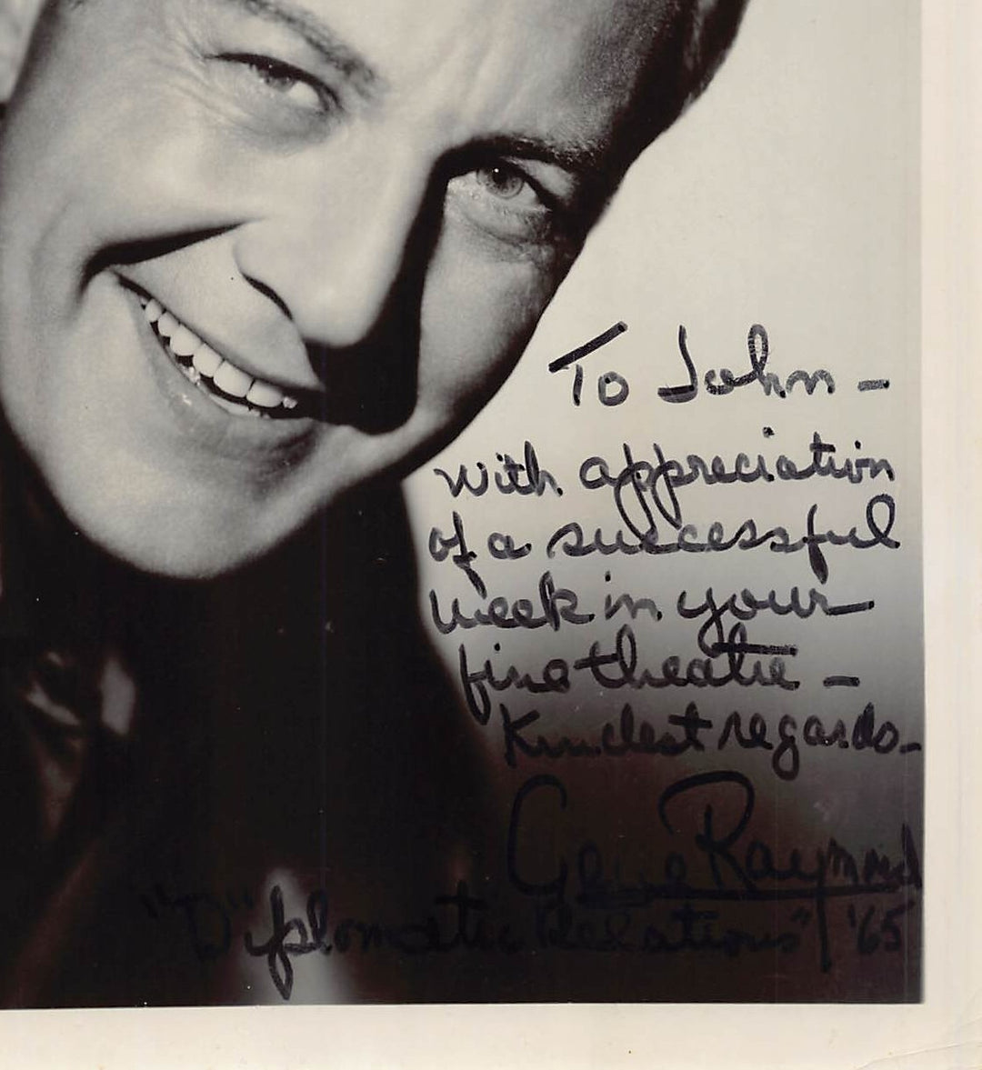 Gene Raymond Flying Down to Rio Film Actor Autograph Signed Vintage 8x10 Movie Photo 1965