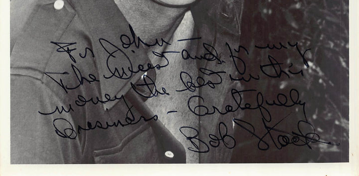 Robert Stack Untouchables Eliot Ness TV Actor Autograph Signed Vintage 8x10 Photo