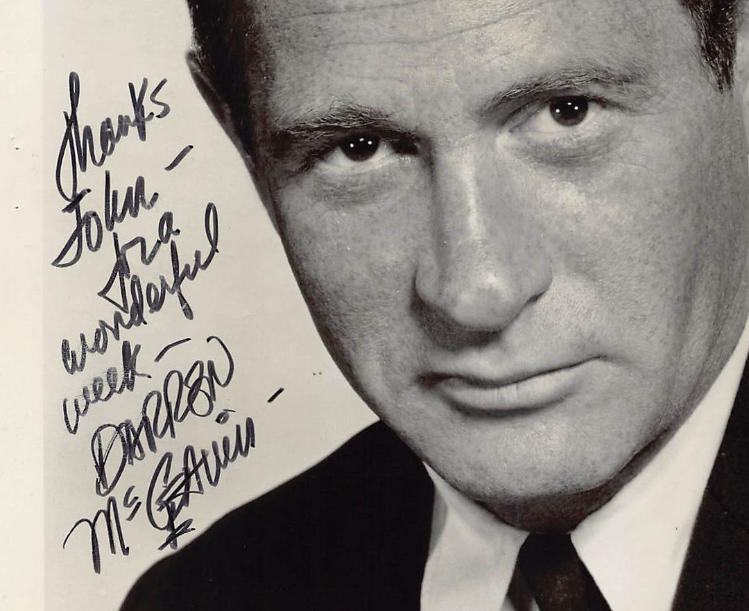 Darren McGavin Christmas Story Kolchak Actor Autograph Signed Vintage 8x10 Photo