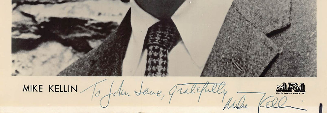Mike Kellin Twilight Zone Midnight Express Film Actor Autograph Signed Vintage Movie Photo
