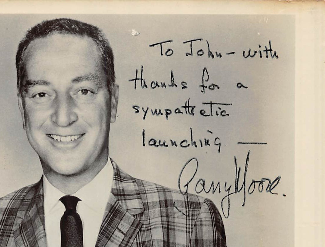 Garry Moore I've Got a Secret TV Host Autograph Signed Vintage 8x10 Photo