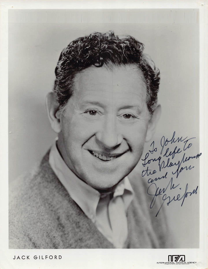 Jack Gilford Save the Tiger Cocoon Film Actor Autograph Signed Vintage 8x10 Photo