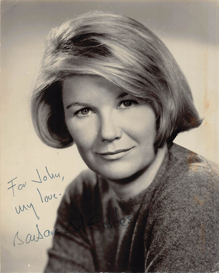 Barbara Bel Geddes Dallas Miss Ellie Vertigo Actress Autograph Signed Vintage 8x10 Photo