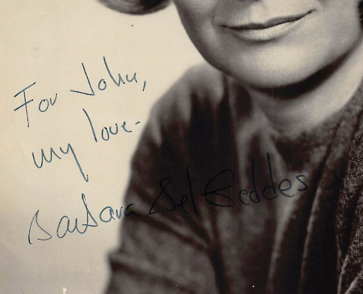Barbara Bel Geddes Dallas Miss Ellie Vertigo Actress Autograph Signed Vintage 8x10 Photo