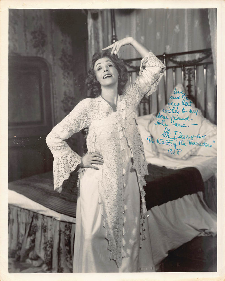 Lili Darvas Les Blancs Stage Actress Autograph Signed 8x10 Promo Photo