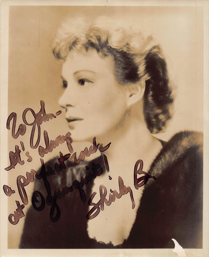 Shirley Booth Stage & TV Actress Autograph Signed 8x10 Promo Photo