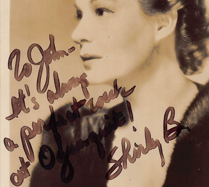 Shirley Booth Stage & TV Actress Autograph Signed 8x10 Promo Photo