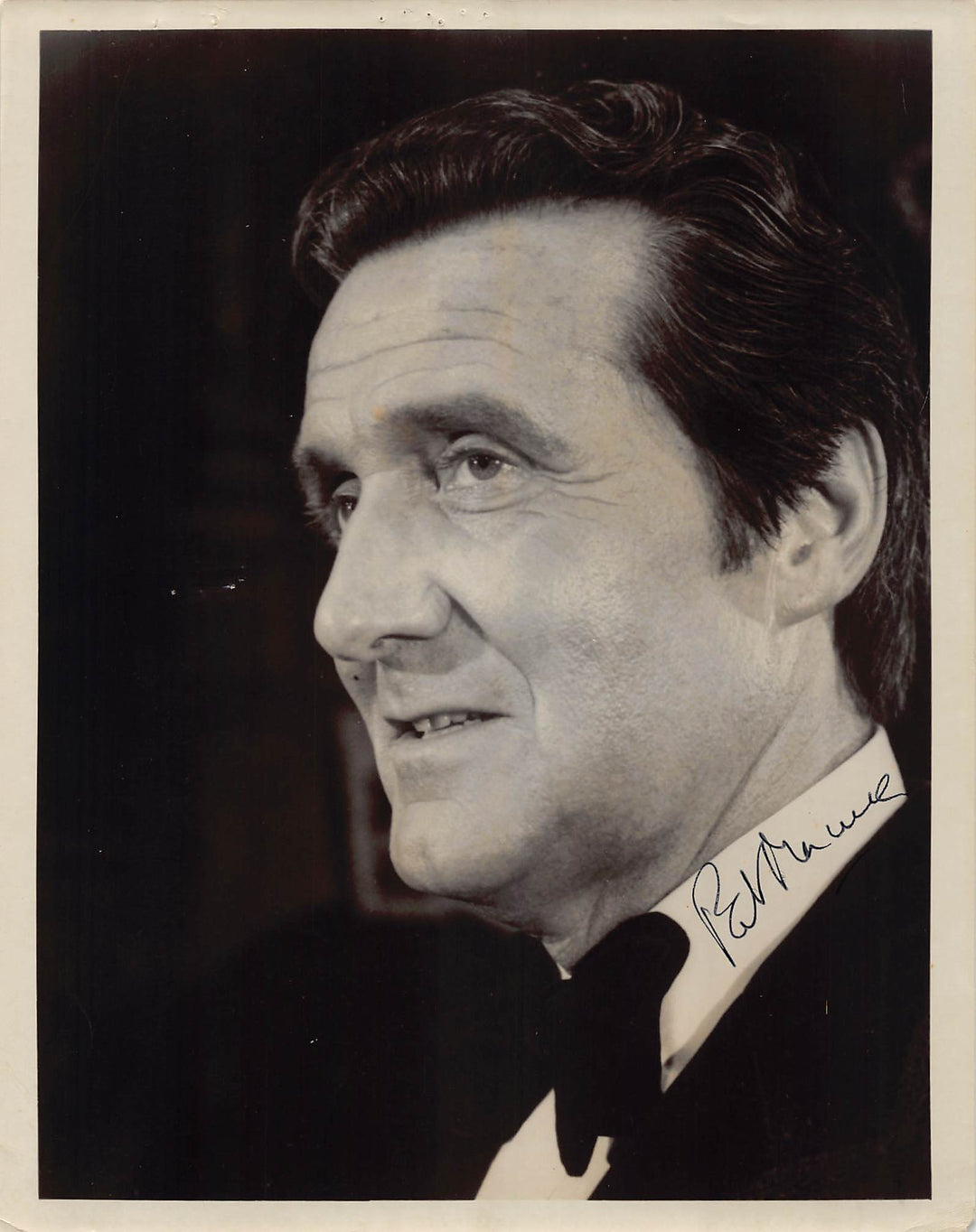 Patrick Macnee The Avengers John Steed TV Actor Autograph Signed Vintage 8x10 Photo