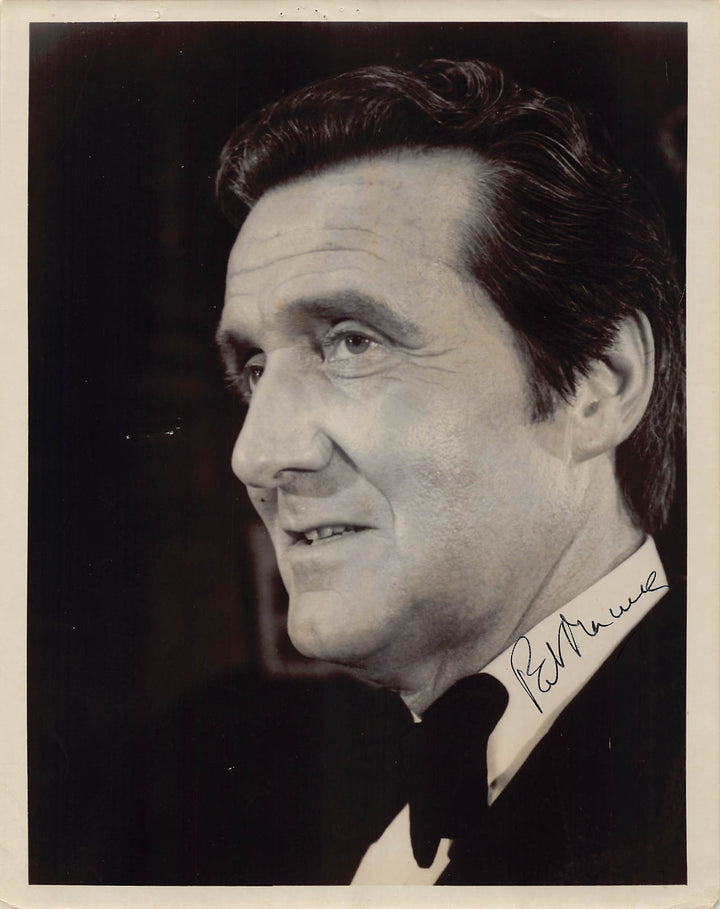 Patrick Macnee The Avengers John Steed TV Actor Autograph Signed Vintage 8x10 Photo