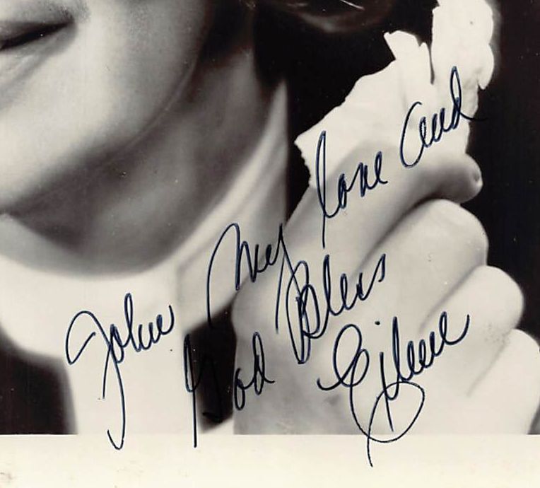 Eileen Heckart Butterflies Are Free Movie Actress Autograph Signed Promo Photo