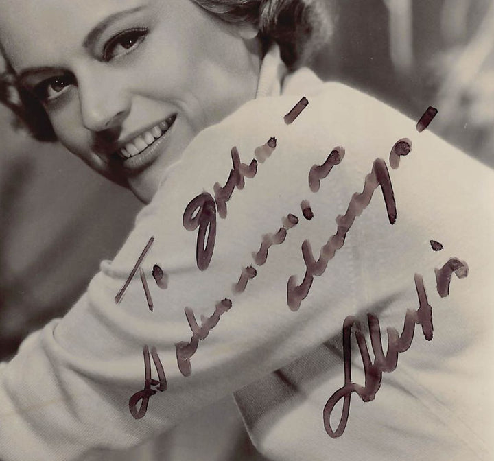 Alexis Smith Rhapsody in Blue Movie Actress Autograph Signed Promo Photo