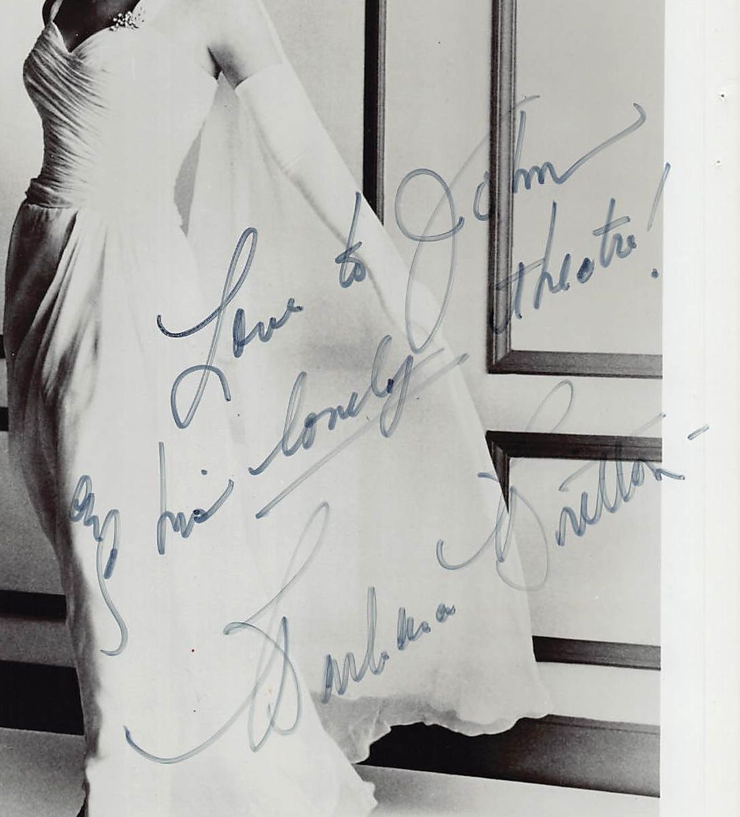 Barbara Britton Mr and Mrs North TV Actress Autograph Signed Vintage 8x10 Photo