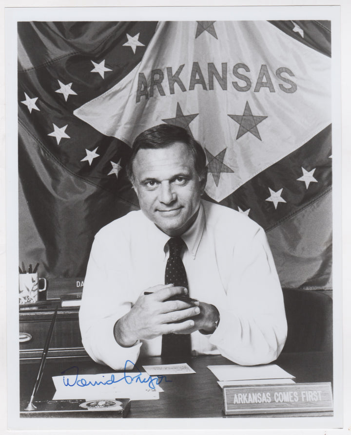David Pryor Arkansas Senator Original Vintage Autograph Signed Senate Photo