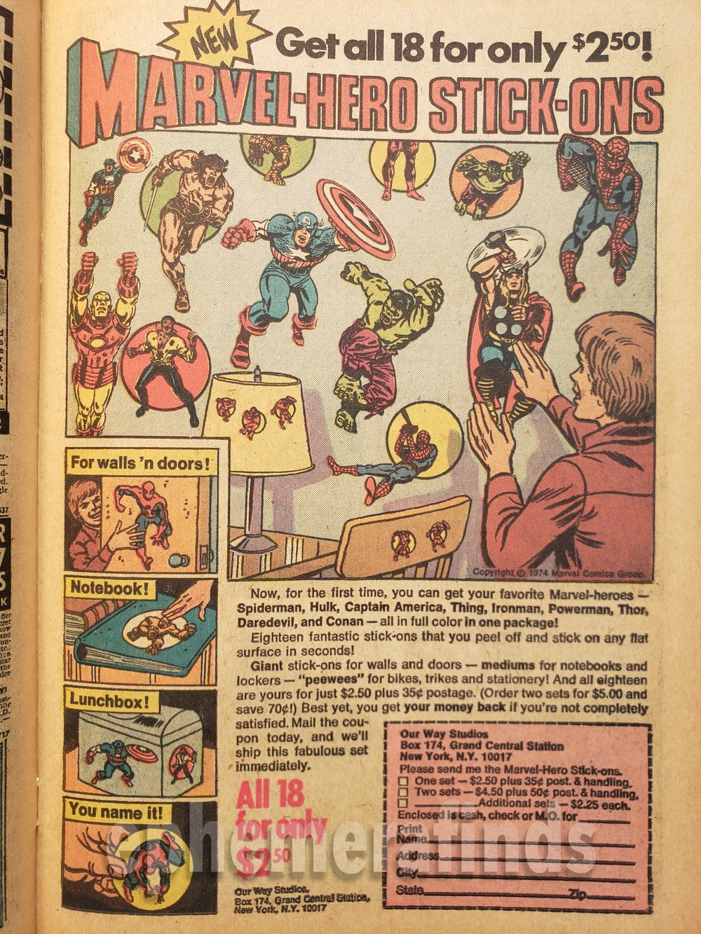 Daredevil vs Man-Thing Vintage Marvel Comic Book - Daredevil #114