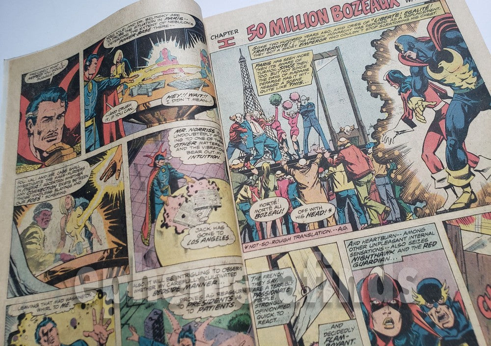 Marvel's The Defenders #1 Vintage King-Size Comic Book - Doctor Strange 1976