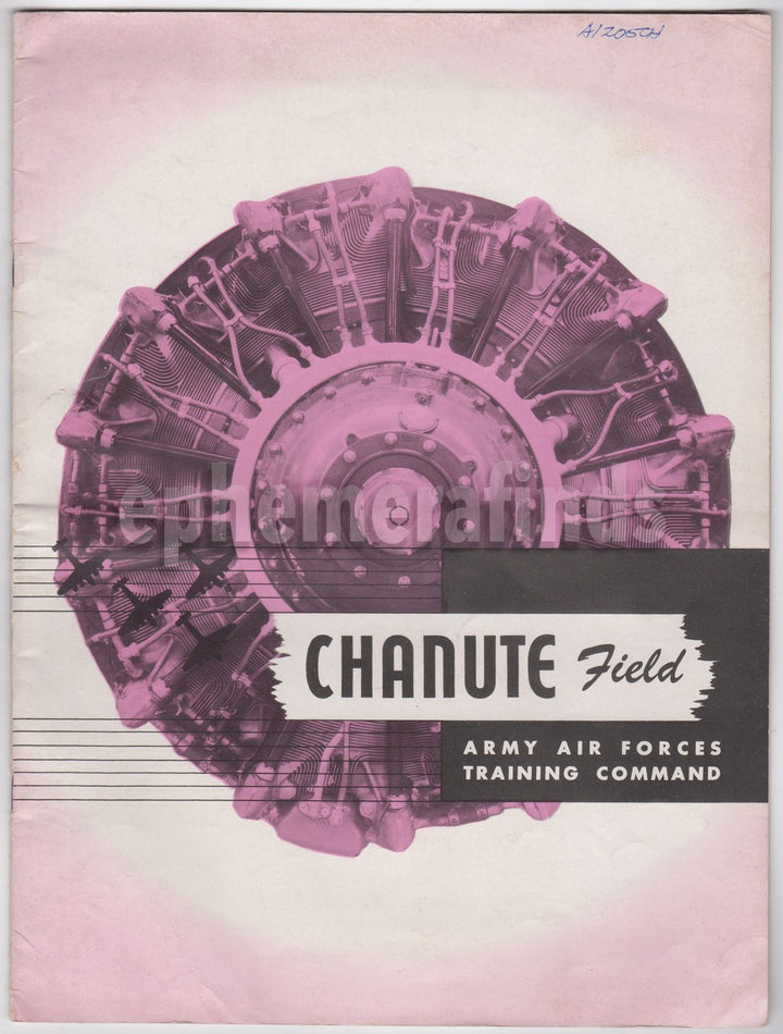 Chanute Field Illinois Air Force Base WWII Era Military Aviation Yearbook