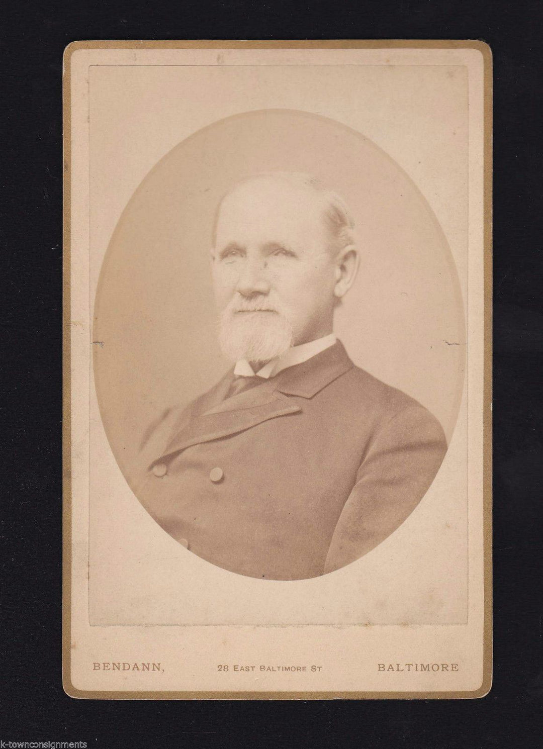 Orland Smith Union Civil War General Battle of Wauhatchie Cabinet Card Photo