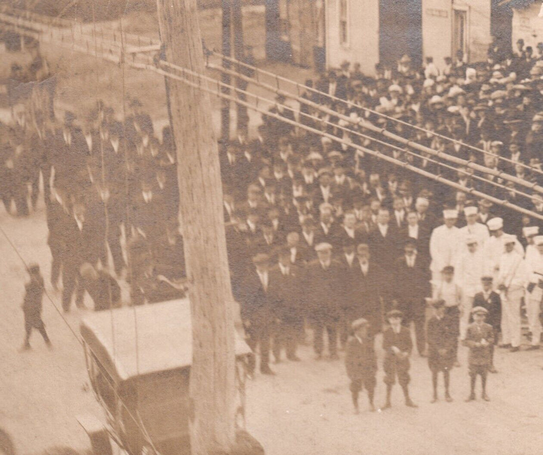 Fife Bros Tabernacle Athens Ohio Christian Revival Outdoor Real Photo Postcard