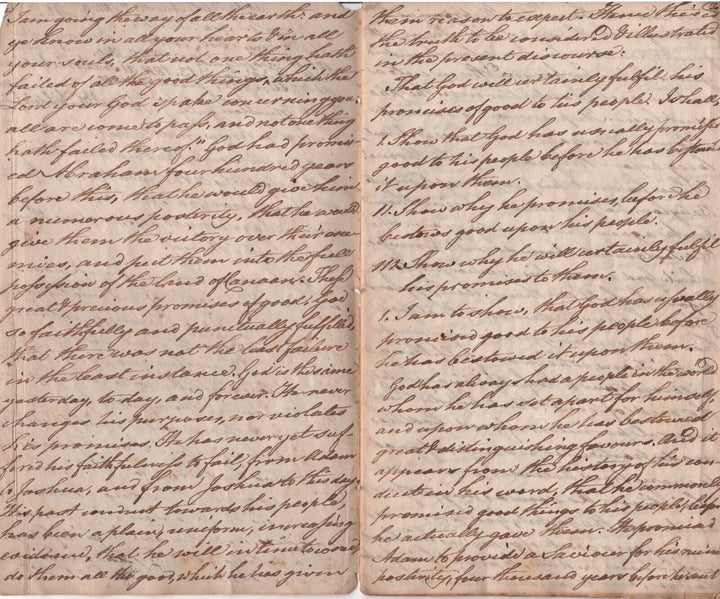 Nathanael Emmons Connecticut Divinity School Minister Manuscript Sermon 1810