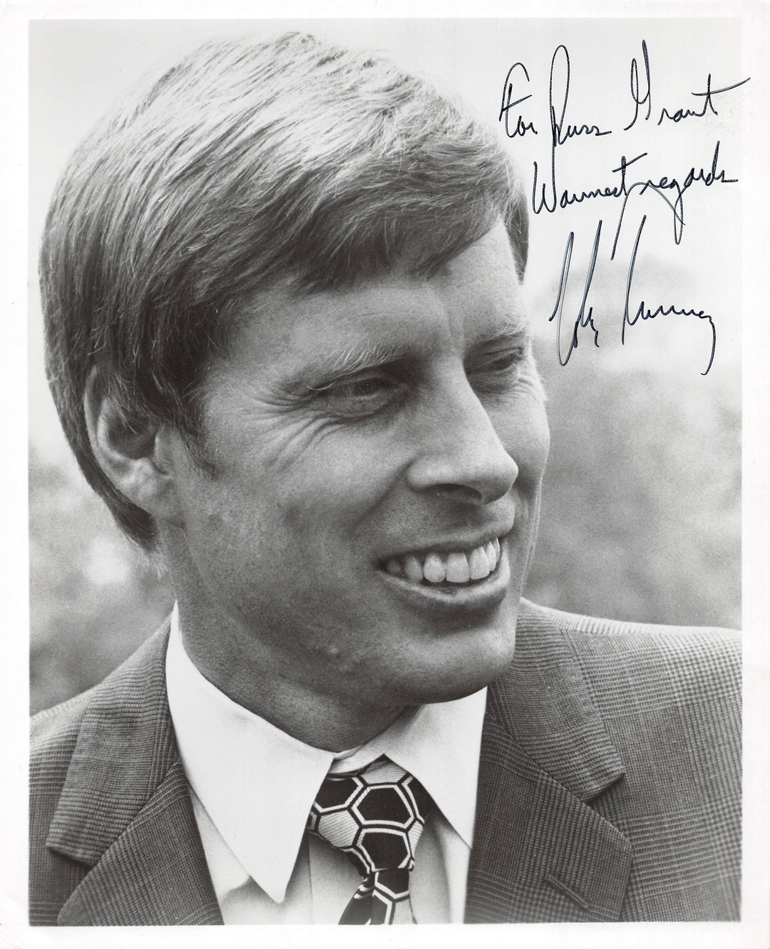 John Tunney California Senator and Congressman Vintage Autograph Signed Photo