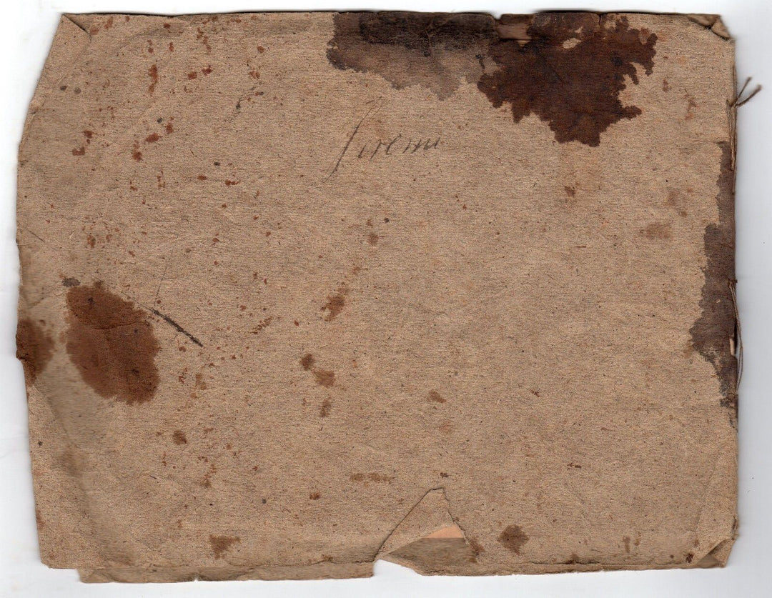 Samuel Thomson Herbalist Thomsonian System Alternative Medicine Antique Notebook