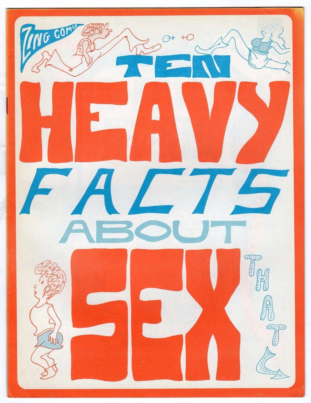 Heavy Facts About Sex Zing Comics Sol Gordon Vintage 1970s Sex Educational Book