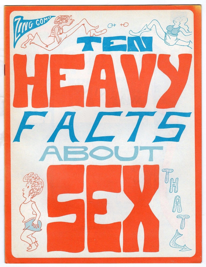 Heavy Facts About Sex Zing Comics Sol Gordon Vintage 1970s Sex Educational Book