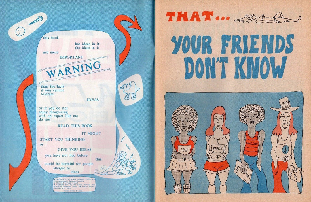 Heavy Facts About Sex Zing Comics Sol Gordon Vintage 1970s Sex Educational Book