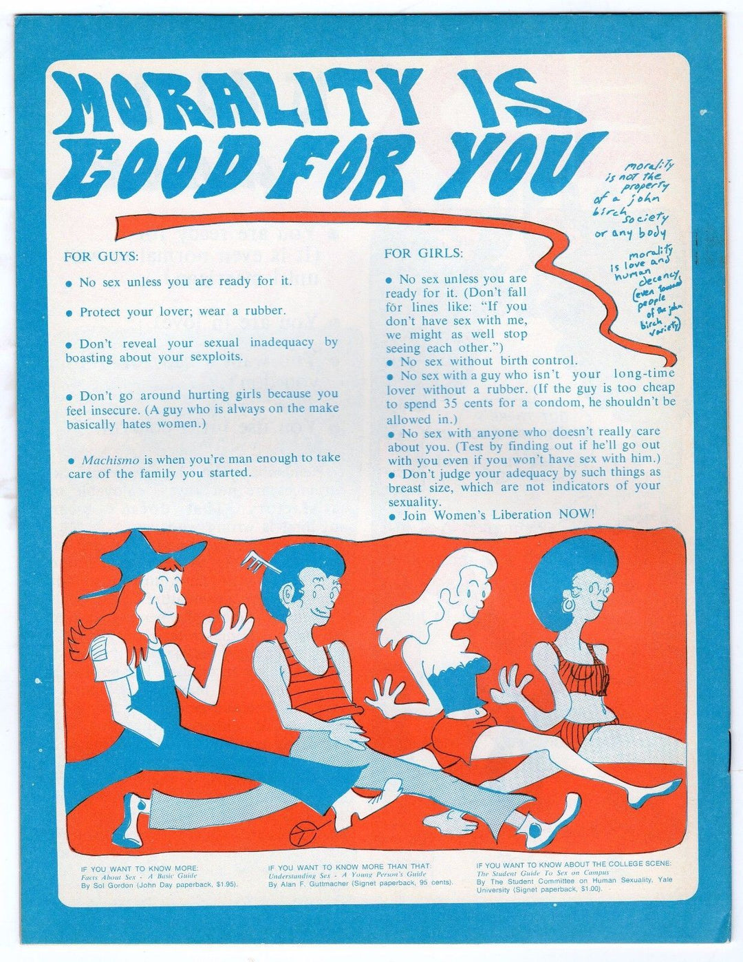 Heavy Facts About Sex Zing Comics Sol Gordon Vintage 1970s Sex Educational Book