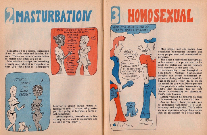 Heavy Facts About Sex Zing Comics Sol Gordon Vintage 1970s Sex Educational Book