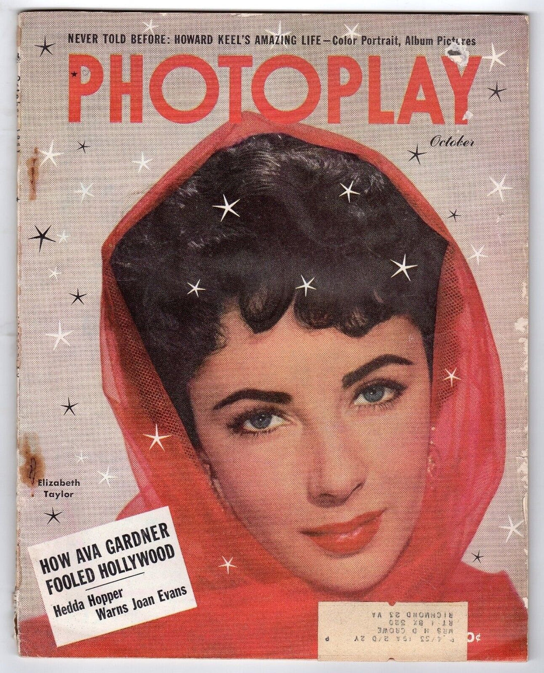Ava Gardner Fooled Hollywood Vintage Photoplay Movie Magazine Day Oct 1951