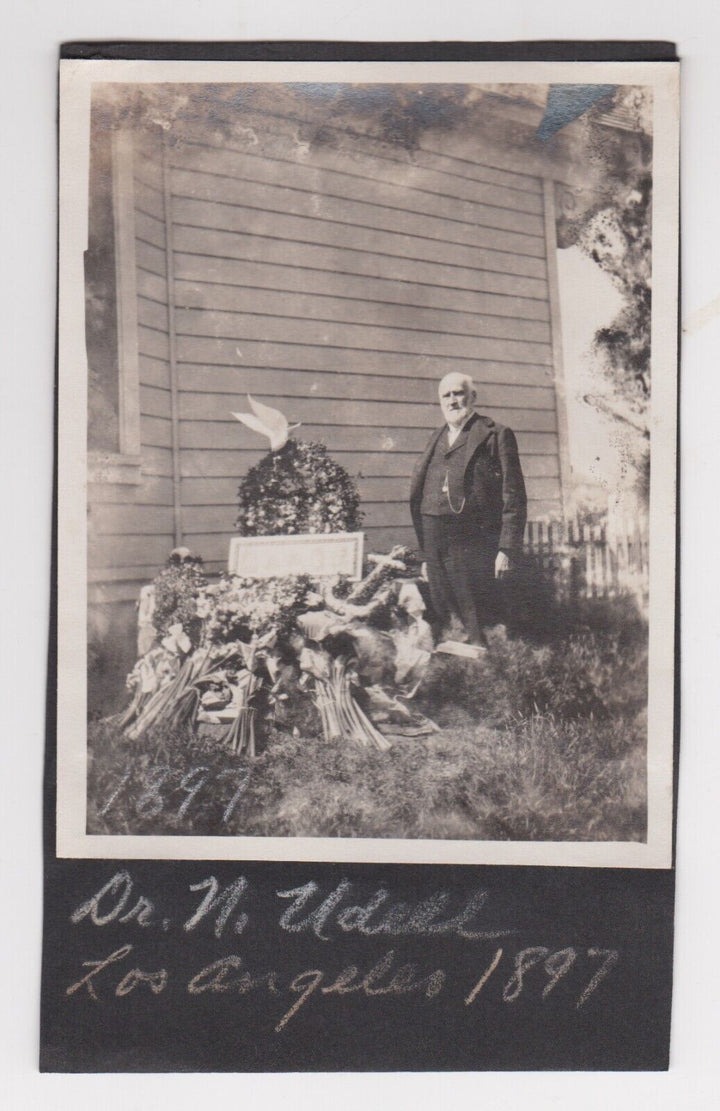 Iowa Civil War Surgeon Senator Udell Appanoose IA Antique Snapshot Photo 1897