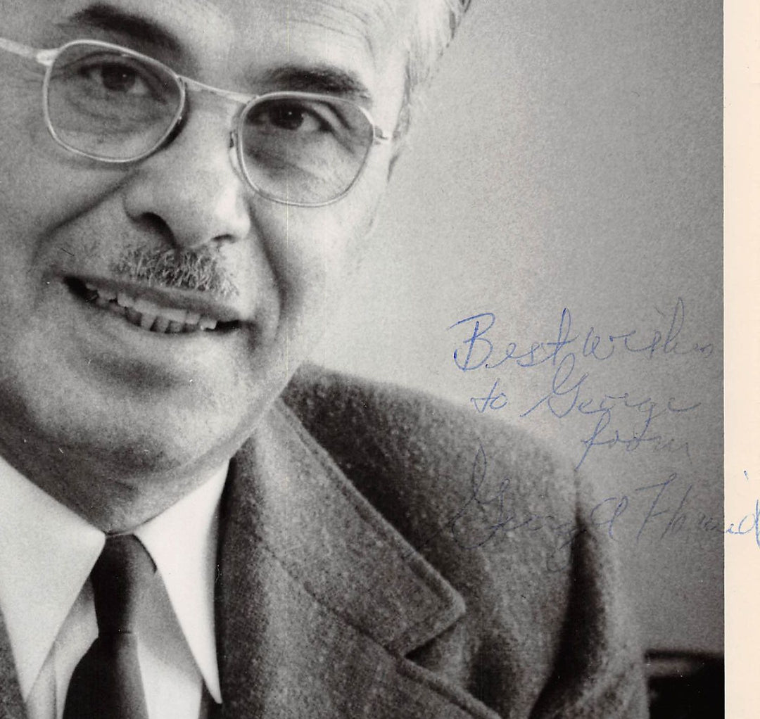George Hamid Father of Modern Amusement Parks Vintage Autograph Signed Photo