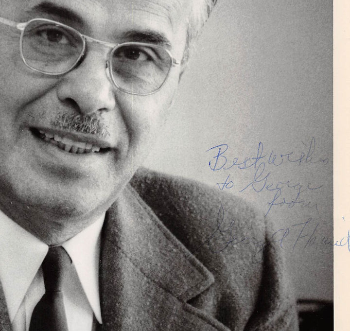 George Hamid Father of Modern Amusement Parks Vintage Autograph Signed Photo