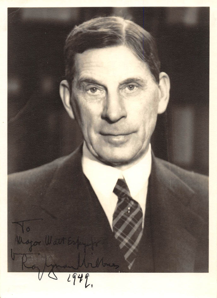 Dr. Ray Lyman Wilbur US Secretary of Interior Original Autograph Signed Photo