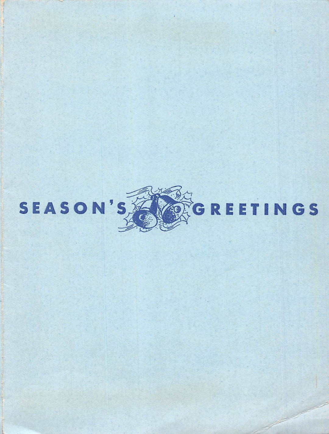 Woody Herman Big Band Music Vintage NBC Decca Records Christmas Greeting Card