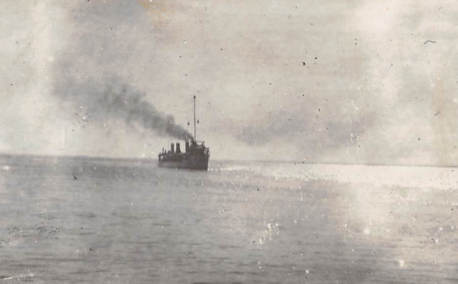 USS Barry DD-2 US Navy Destroyer Russo-Japanese Warship Antique Snapshot Photo