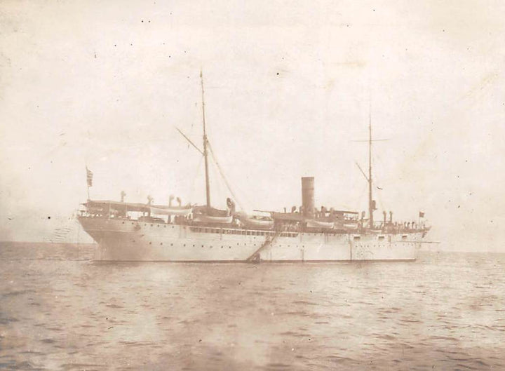 USS Rainbow Pacific Fleet Philippine Squadron Flagship Antique Snapshot Photo