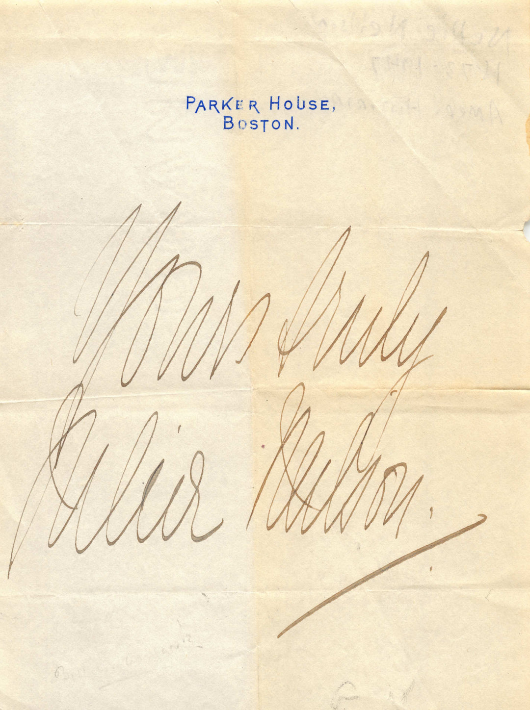 Nellie Neilson Mount Holyoke College Educator & Historian Autograph Signature