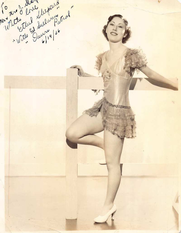 Ed Sullivan Dolly Dawn Patrol Vaudeville Actress 1930s Autograph Signed Photo