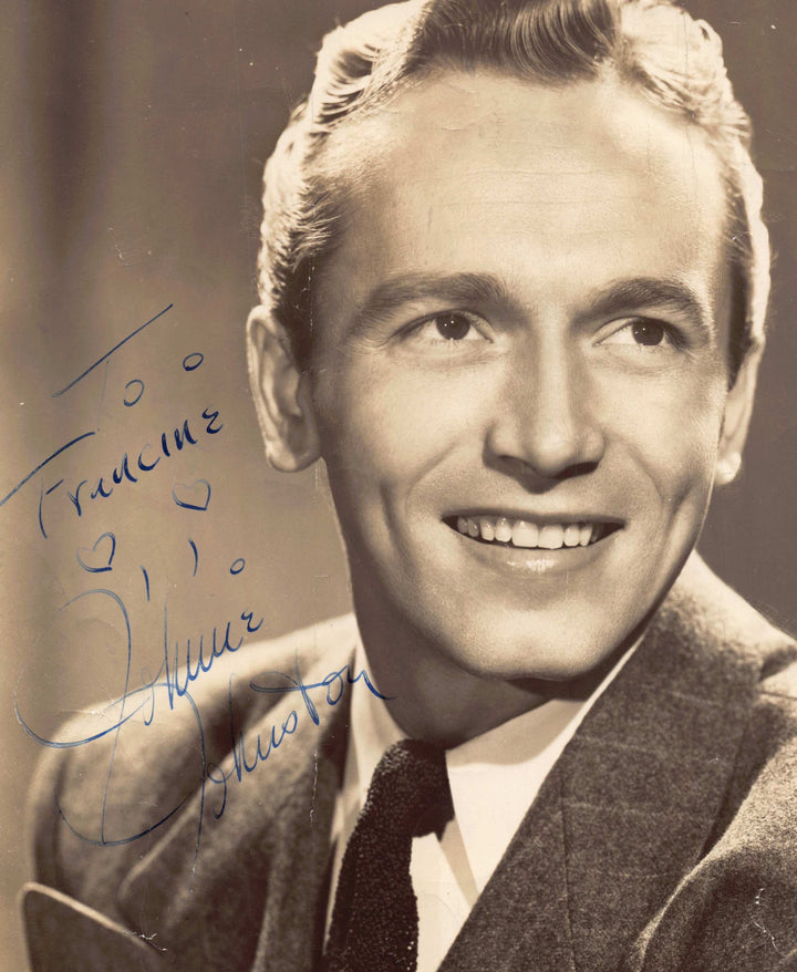 Johnnie Johnston Rock Around The Clock Singer Actor Autograph Signed Photo