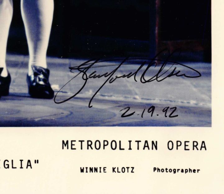 Stanford Olsen Metropolitan Opera Singer Original Autograph Signed Photo