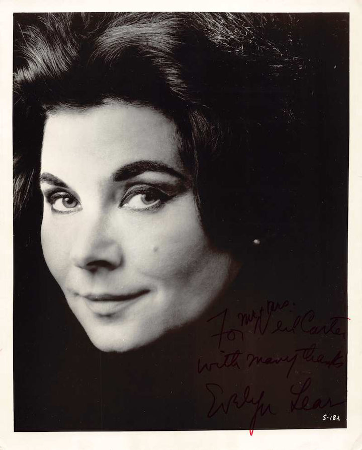 Evelyn Lear Der Rosenkavalier Opera Singer Original Autograph Signed Photo