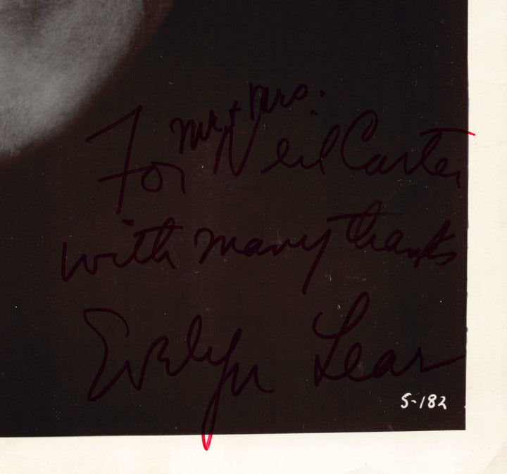 Evelyn Lear Der Rosenkavalier Opera Singer Original Autograph Signed Photo