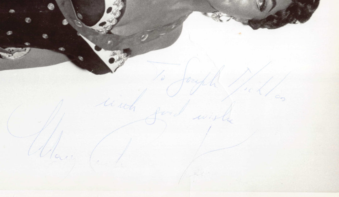 Mary Curtis Verna Italian Themed Opera Singer Original Autograph Signed Photo