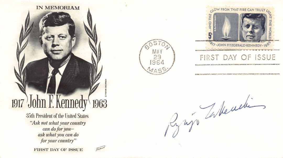 Ryuji Takeuchi Japan Ambassador Vintage Autograph Signed JFK Mail Cover 1964