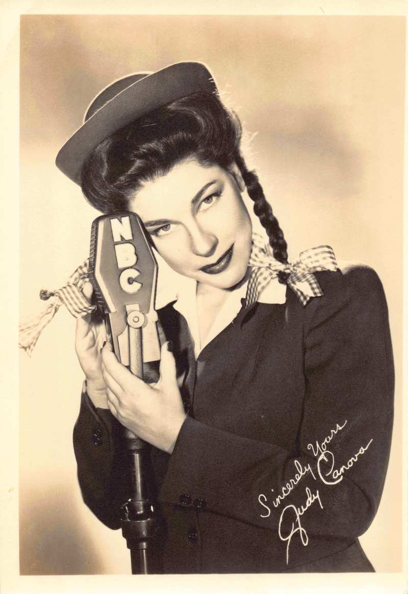 Judy Canova Fleischmann Hour Radio and Movie Actress Singer Vintage NBC Studio Photo