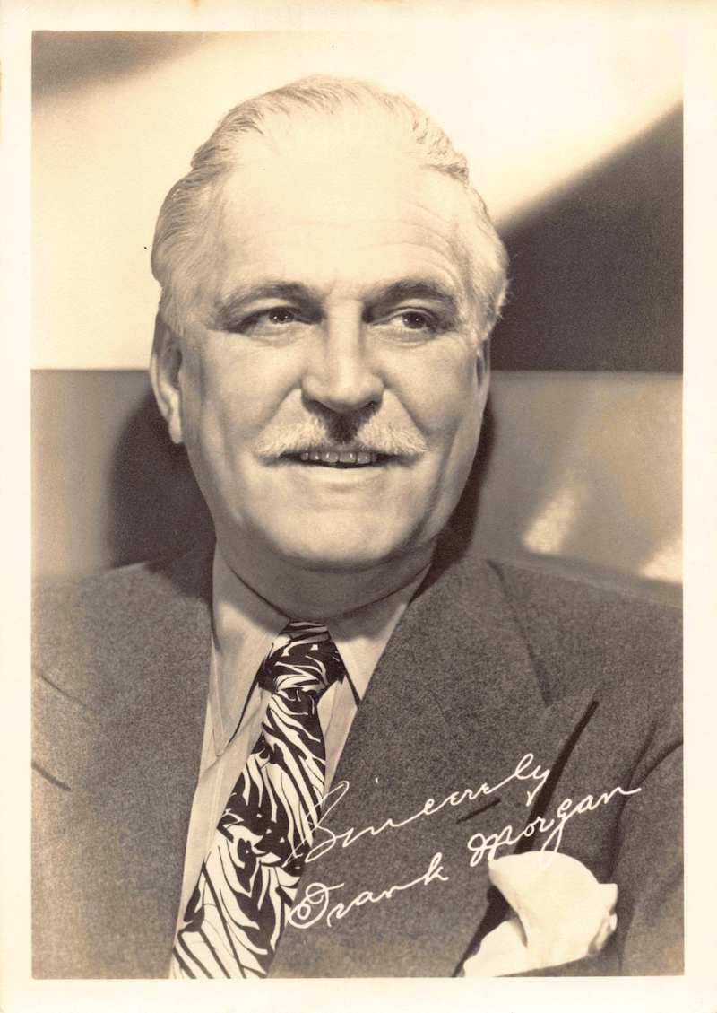 Frank Morgan Wizard of OZ Movie Theatre Actor Vintage Studio Photo