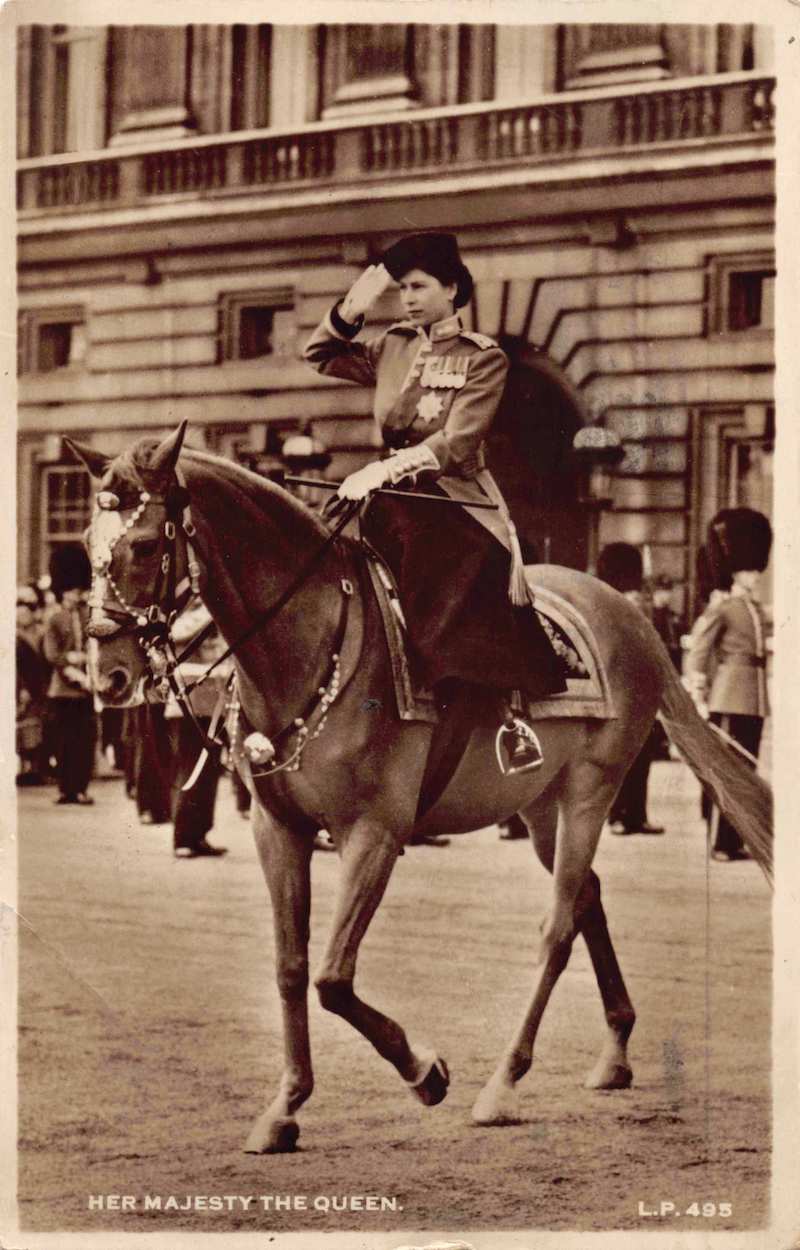 Rare Her Majesty the Queen Elizabeth Vintage Photo Postcard 1952